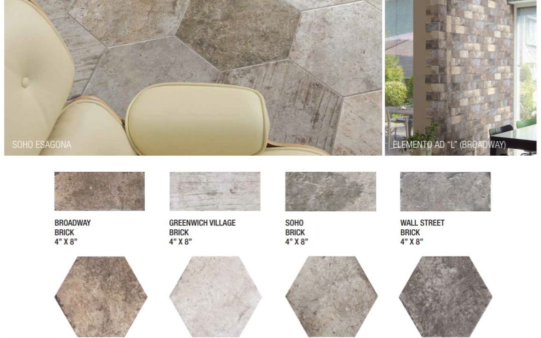 Céramique (mur et plancher), collection New York
