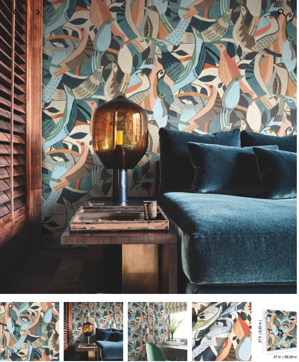 Fauvist Flock Wallpaper